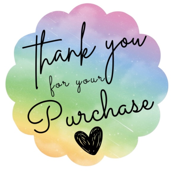 STICKERAFT Other - thank you for your purchase Stickers Label for Small Business Packaging STICKERS
